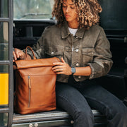 
Mazara Prawdziwa skóra licowa Roll-top Backpack – alternate product view 3