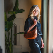 Alexandria Full-Grain Leather Shoulder Bag Damska – alternate product view 3