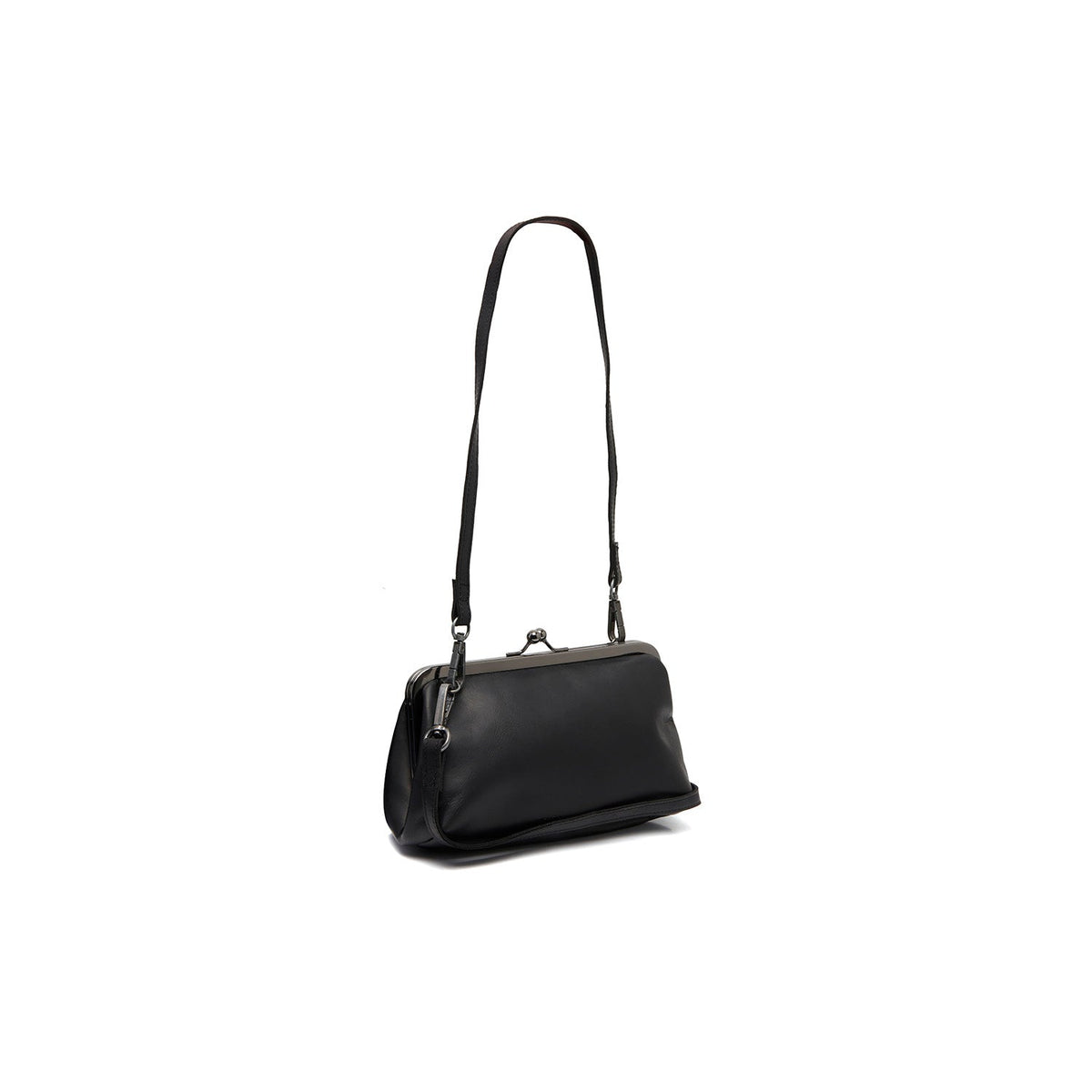 Andrade Full-Grain Leather Shoulder Bag Damska in Classic 100% Full-Grain Leather - Full Exterior Front Profile View | Buy Online
