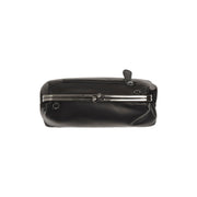 Andrade Full-Grain Leather Shoulder Bag Damska - Structured Side Profile Showing Gusset Depth &amp; Expansion Capacity
