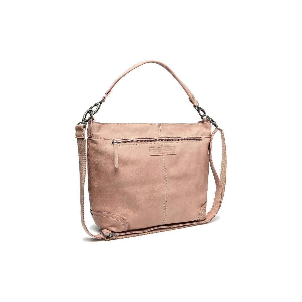 Bolivia Full-Grain Leather Shoulder Bag Damska in Classic 100% Full-Grain Leather - Full Exterior Front Profile View | Buy Online