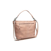 Bolivia Full-Grain Leather Shoulder Bag Damska in Classic 100% Full-Grain Leather - Full Exterior Front Profile View | Buy Online