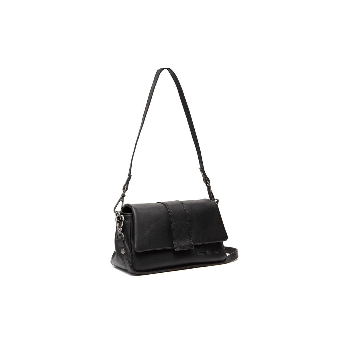 Clifden Full-Grain Leather Shoulder Bag Damska in Classic 100% Full-Grain Leather - Full Exterior Front Profile View | Buy Online