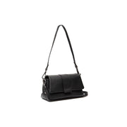 Clifden Full-Grain Leather Shoulder Bag Damska in Classic 100% Full-Grain Leather - Full Exterior Front Profile View | Buy Online