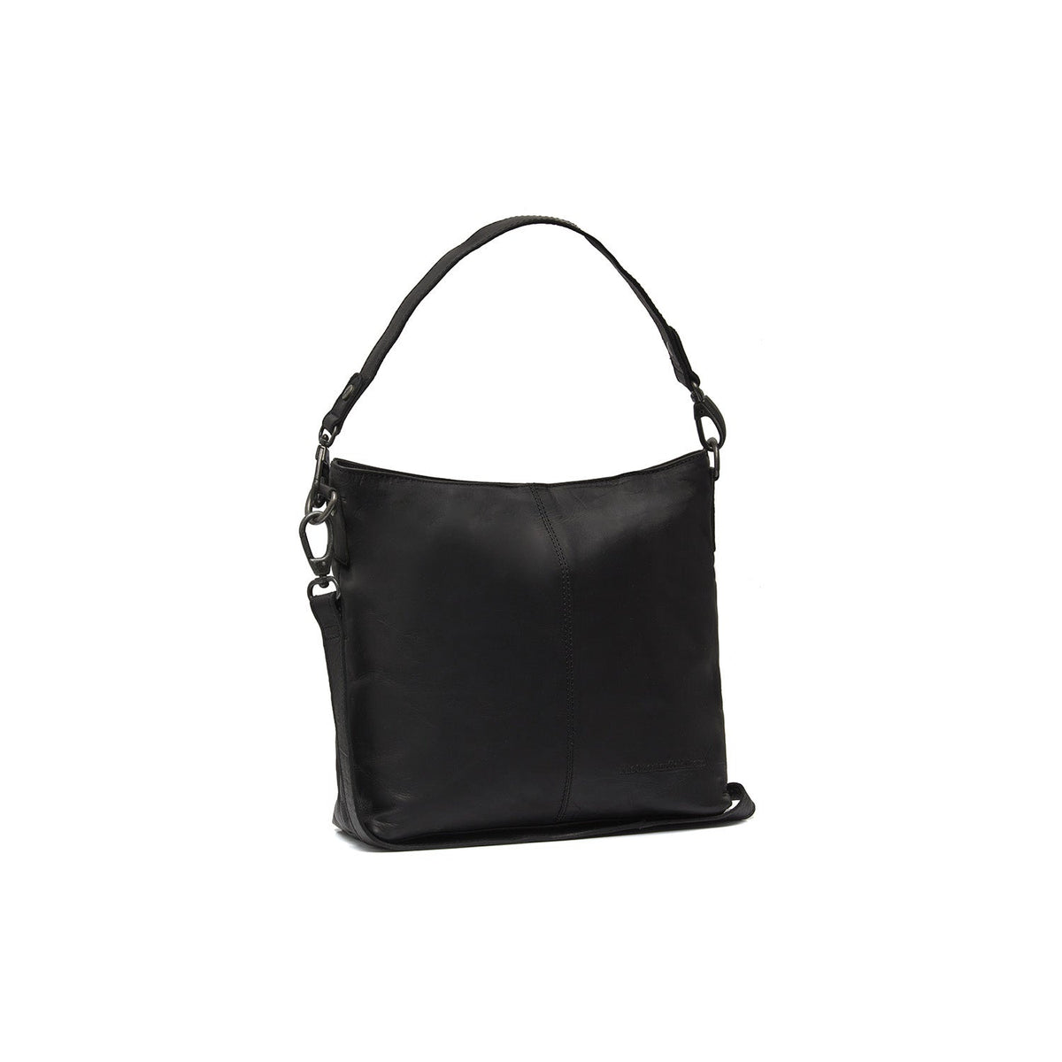 Jen Full-Grain Leather Shoulder Bag Damska in Classic 100% Full-Grain Leather - Full Exterior Front Profile View | Buy Online