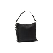 Jen Full-Grain Leather Shoulder Bag Damska in Classic 100% Full-Grain Leather - Full Exterior Front Profile View | Buy Online