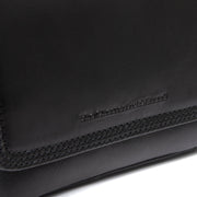 Classic 100% Full-Grain leather Bag - Rear Perspective Showing Reinforced Leather Straps & Stitching