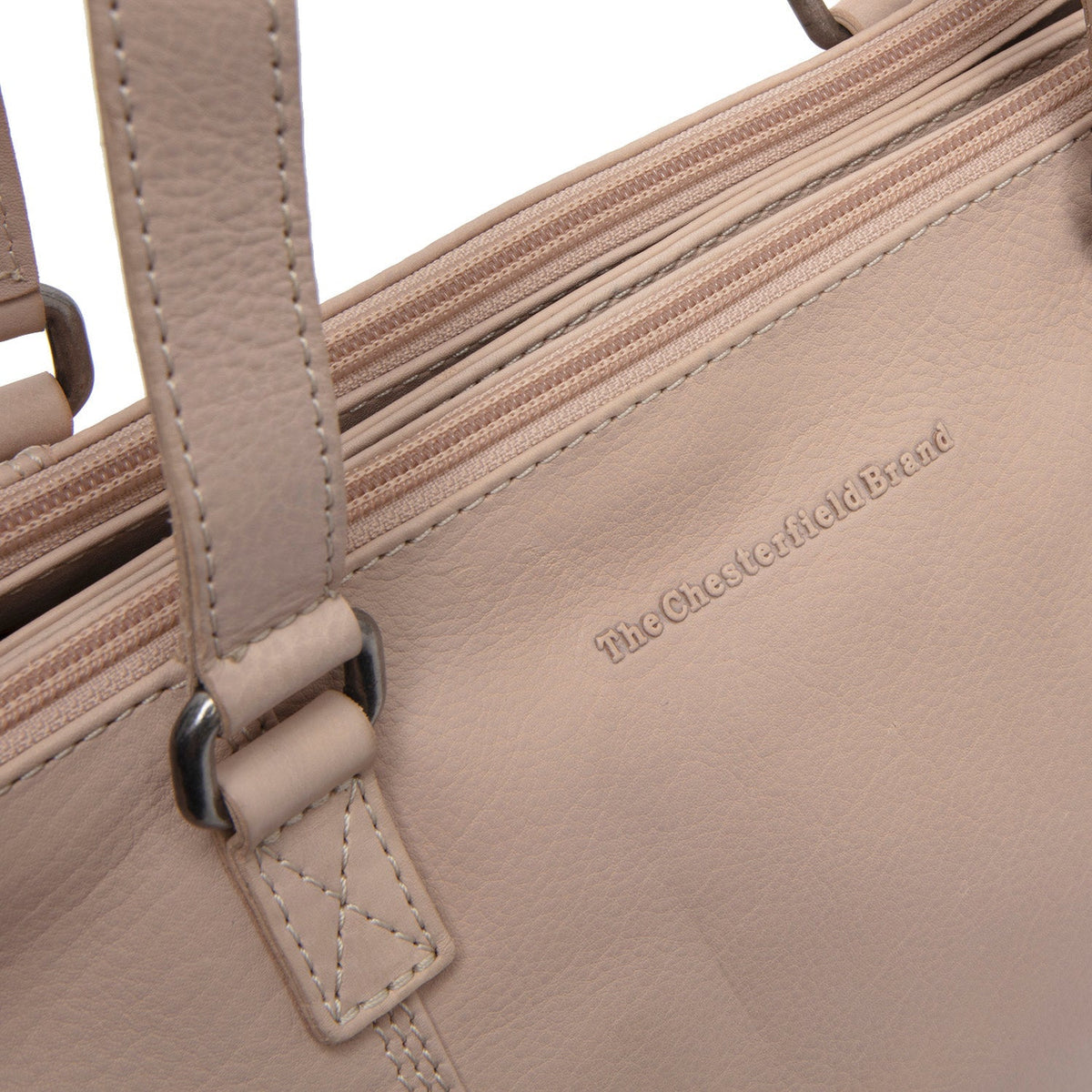 Marvos Full-Grain Leather Shoulder Bag - Structured Side Profile Showing Gusset Depth & Expansion Capacity