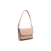 Miloa Full-Grain Leather Shoulder Bag Damska in Classic 100% Full-Grain Leather - Full Exterior Front Profile View | Buy Online
