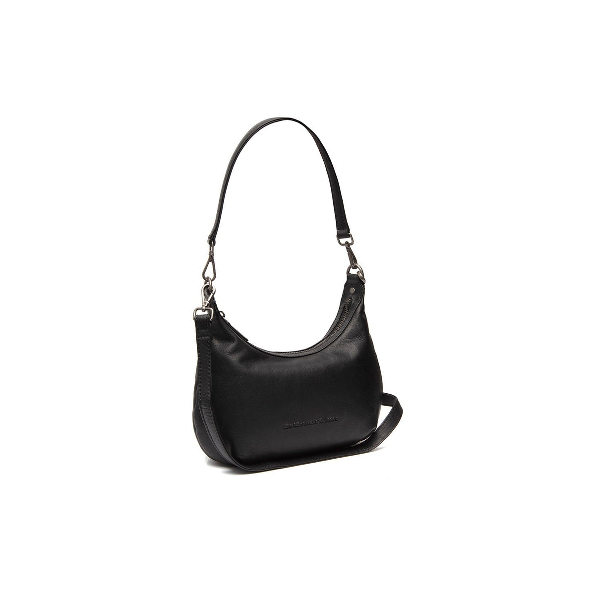 Nancy Full-Grain Leather Shoulder Bag Damska in Classic 100% Full-Grain Leather - Full Exterior Front Profile View | Buy Online
