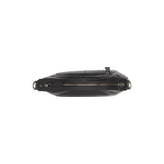 Nancy Full-Grain Leather Shoulder Bag Damska - Structured Side Profile Showing Gusset Depth &amp; Expansion Capacity