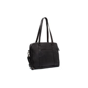 Pretoria Full-Grain Leather Shoulder Bag Damska in Classic 100% Full-Grain Leather - Full Exterior Front Profile View | Buy Online