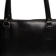
Classic 100% Full-Grain leather Bag - Widok z tyłu ze wzmocnionymi skórzanymi pasami