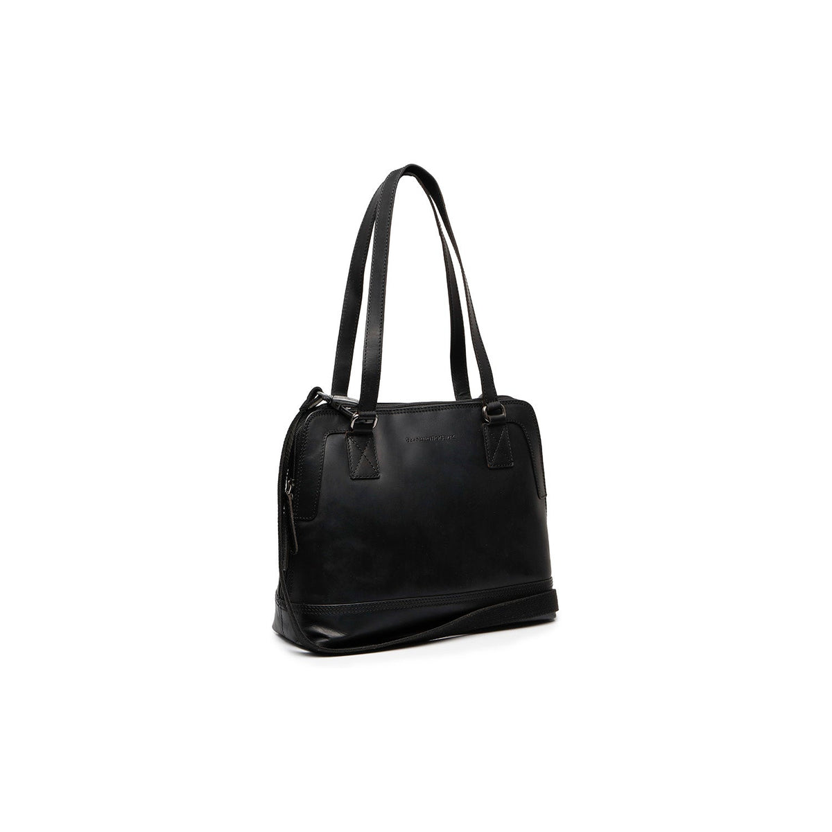 Seron Full-Grain Leather Shoulder Bag Damska in Classic 100% Full-Grain Leather - Full Exterior Front Profile View | Buy Online