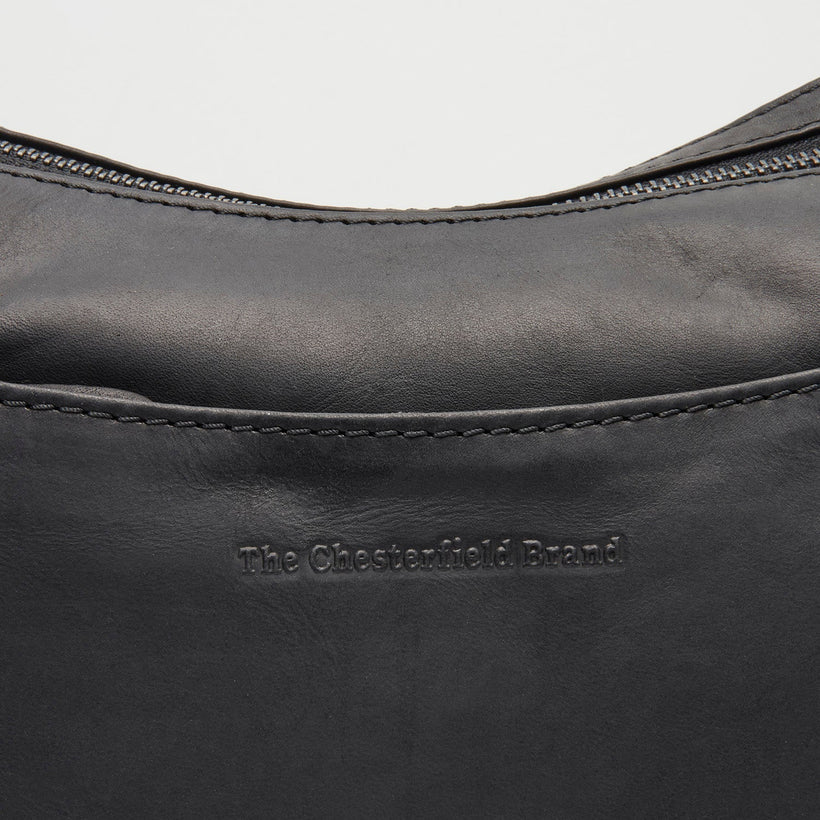 Classic 100% Full-Grain leather Bag - Rear Perspective Showing Reinforced Leather Straps & Stitching
