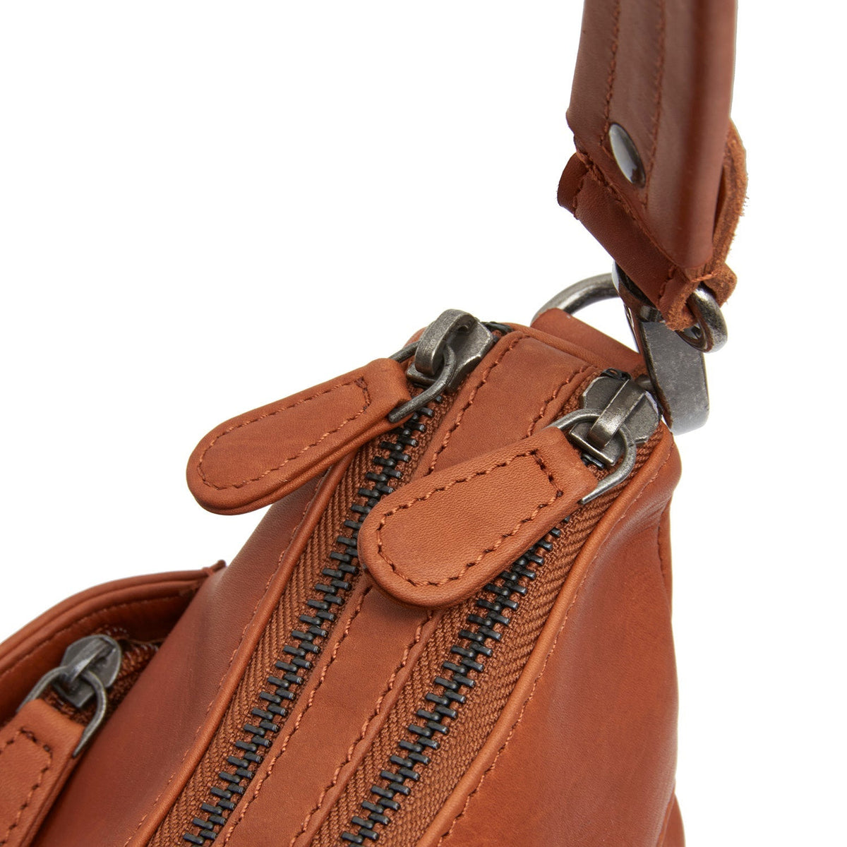 Tivra Full-Grain Leather Shoulder Bag Damska – alternate product view 3