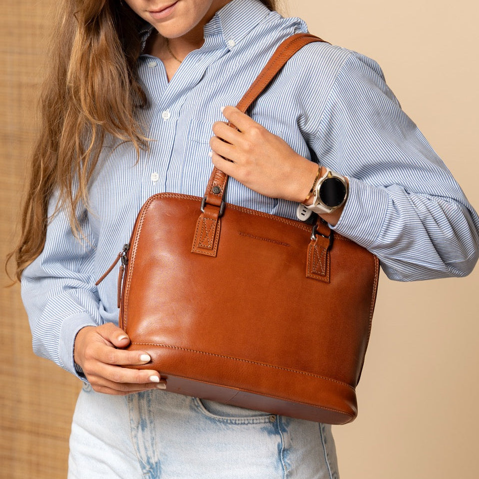 Everyday Carry Perspective Showing Ergonomic Grab Handle & Strap Comfort