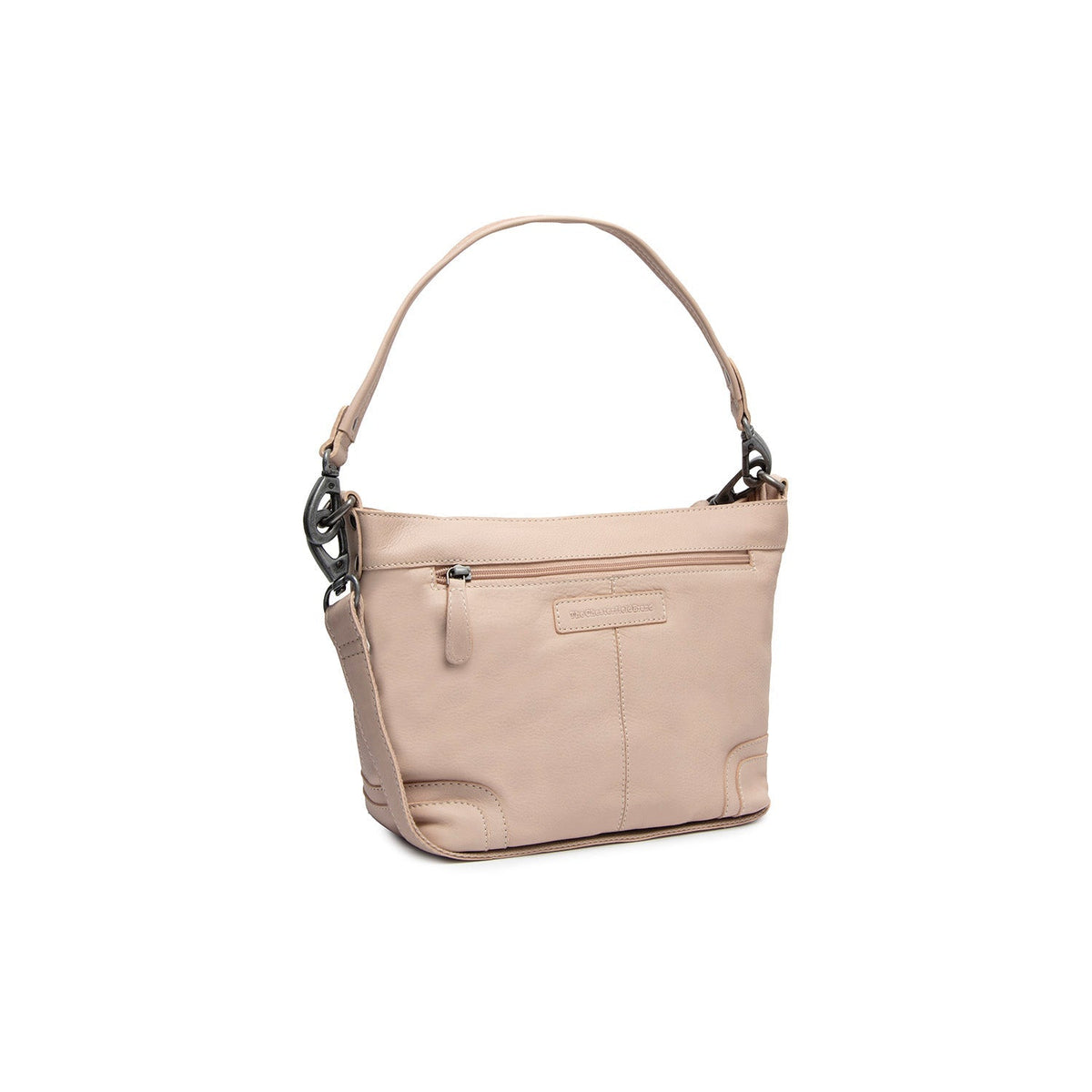 Zarita Full-Grain Leather Shoulder Bag Damska in Classic 100% Full-Grain Leather - Full Exterior Front Profile View | Buy Online