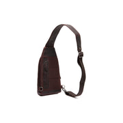 Brown Leather Sling Bag Bowey Damska, detail view 5