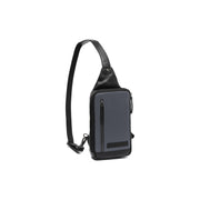 Leather Sling Bag Salla Damska in Classic 100% Full-Grain Leather - Full Exterior Front Profile View | Buy Online