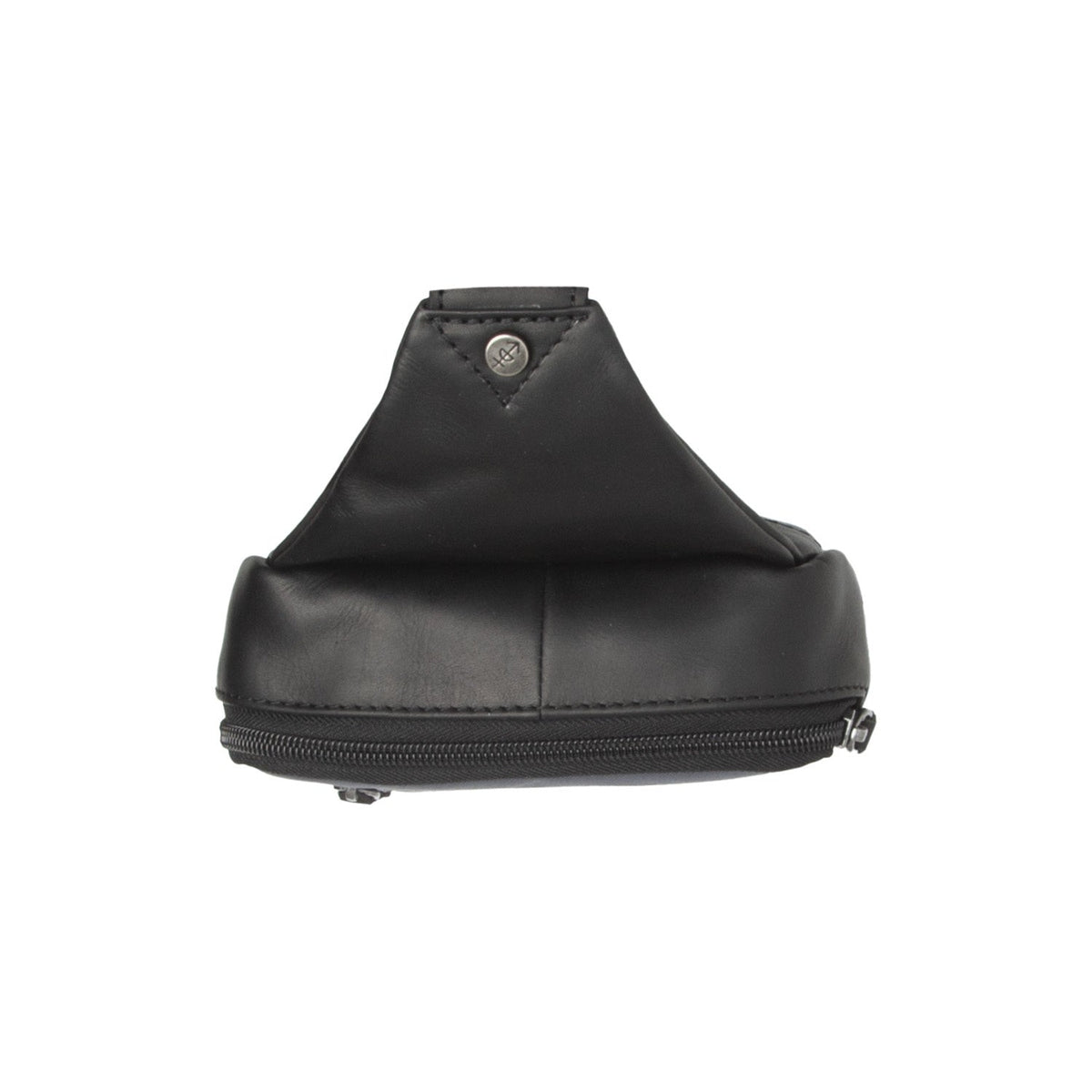 Leather Sling Bag Salla Damska - Structured Side Profile Showing Gusset Depth &amp; Expansion Capacity