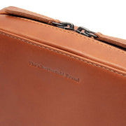Cognac Leather Tech-Organizer Ardan Damska, detail view 1