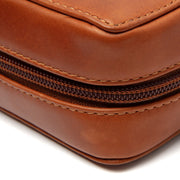 Cognac Leather Tech-Organizer Ardan Damska, detail view 3