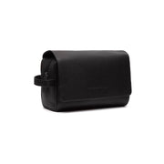 Rosario Full-Grain Leather Toiletry Bag Damska in Classic 100% Full-Grain Leather - Front Profile View &amp; Tailored Silhouette | Buy Online