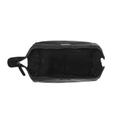 Vince Full-Grain Leather Toiletry Bag Damska - Lateral Side Profile View Showing Sleeve Cut &amp; Athletic Taper Fit