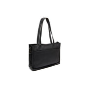 Adana Full-Grain Leather Tote Bag Damska in Classic 100% Full-Grain Leather - Full Exterior Front Profile View | Buy Online