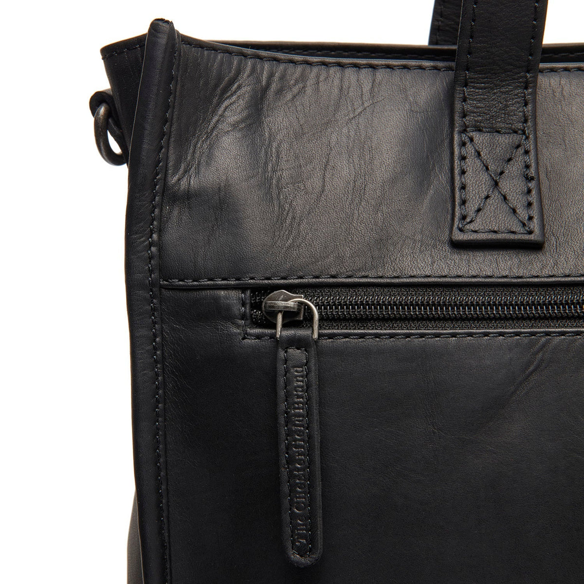 Adana Full-Grain Leather Tote Bag Damska - Structured Side Profile Showing Gusset Depth &amp; Expansion Capacity