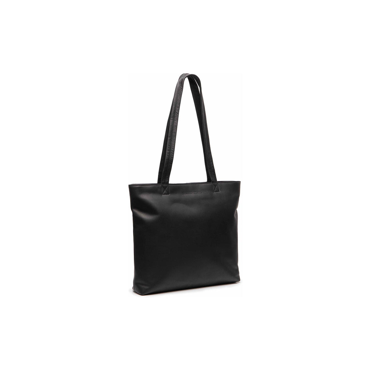 Alveron Full-Grain Leather Tote Bag Damska in Classic 100% Full-Grain Leather - Full Exterior Front Profile View | Buy Online