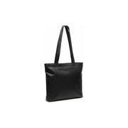 Alveron Full-Grain Leather Tote Bag Damska in Classic 100% Full-Grain Leather - Full Exterior Front Profile View | Buy Online