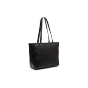 Astano Full-Grain Leather Tote Bag Damska in Tan 100% Full-Grain Leather - Full Exterior Front Profile View | Buy Online