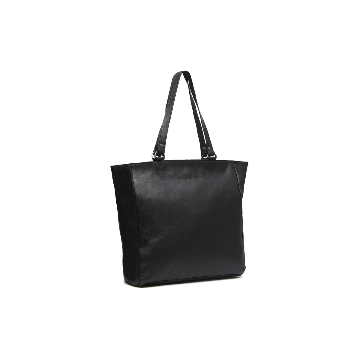 Berlin Full-Grain Leather Tote Bag Damska in Classic 100% Full-Grain Leather - Full Exterior Front Profile View | Buy Online