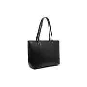 Ferrera Full-Grain Leather Tote Bag Damska in Classic 100% Full-Grain Leather - Full Exterior Front Profile View | Buy Online