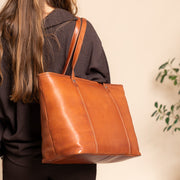 Ferrera Full-Grain Leather Tote Bag Damska – alternate product view 2