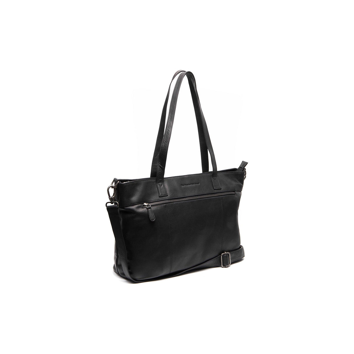 
Osira Skórzana torba shopper ze 100% klasycznej skóry licowej - Full Exterior Widok z przodu i dopasowana sylwetka | Kup online w oficjalnym sklepie