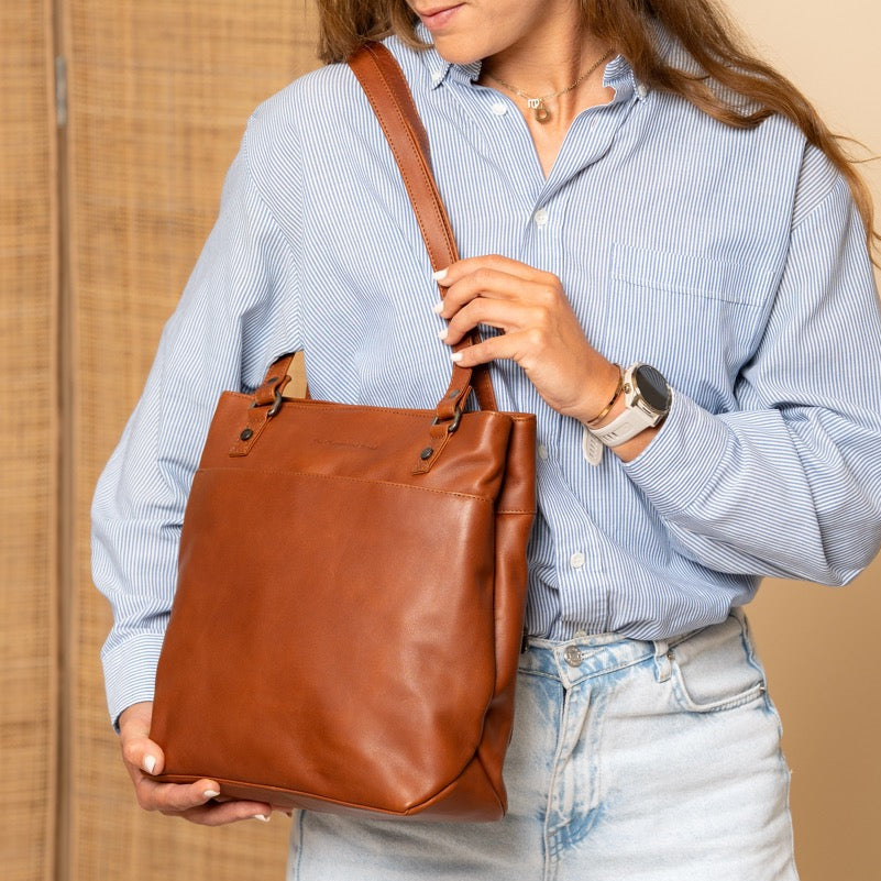 Raynor Full-Grain Leather Tote Bag Damska – alternate product view 2