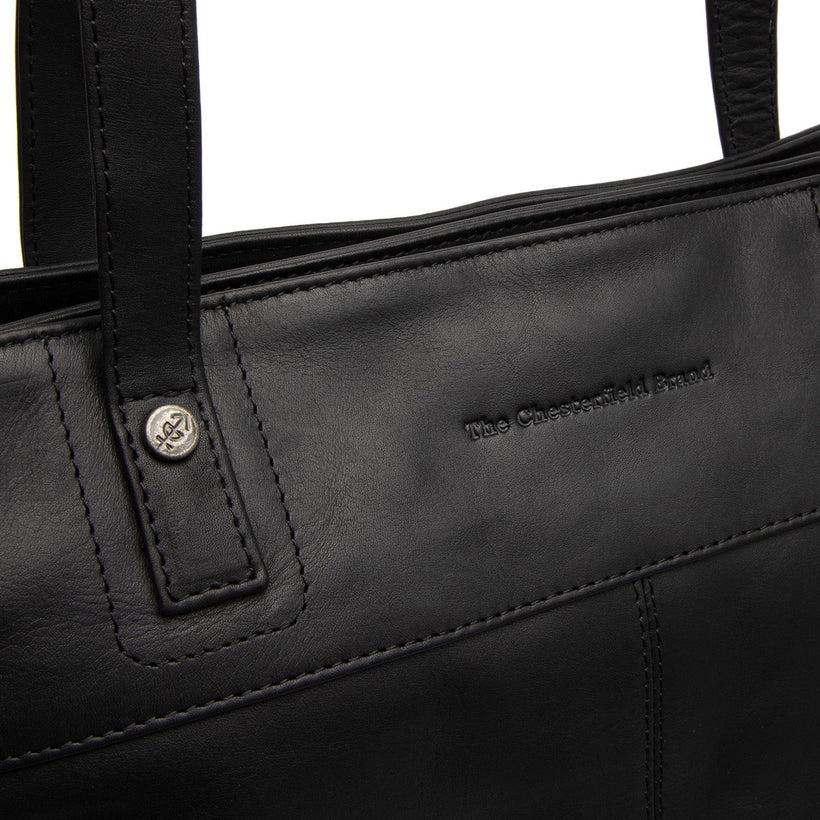 Solvia Full-Grain Leather Tote Bag Damska