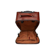 
Tailored Rib Cuffs & Hem Craftsmanship Construction Detail on Leather Trolley San Marino Damska Damska