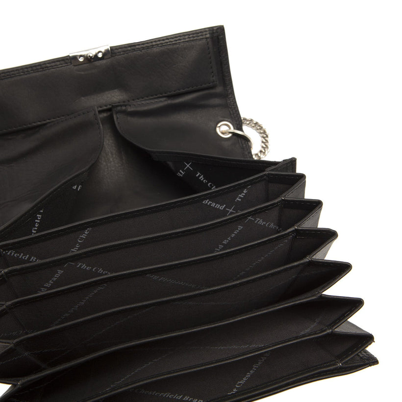 Elba Full-Grain Leather Waiter Wallet Damska