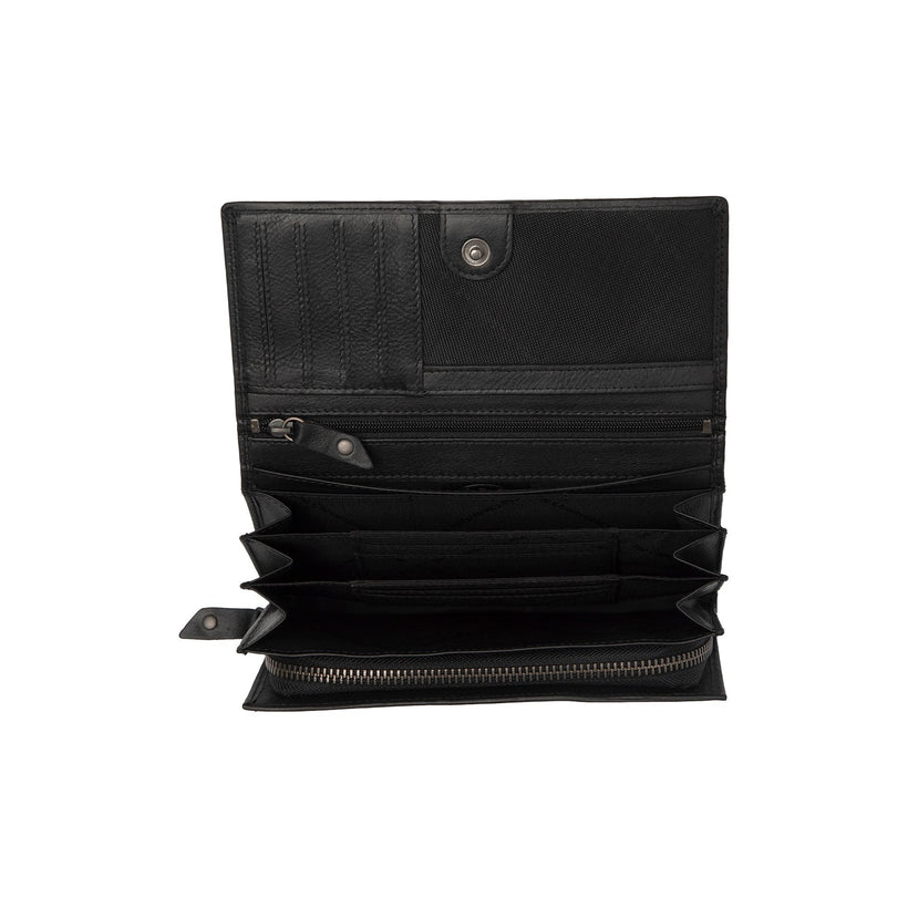 Arvento Full-Grain Leather Wallet Damska