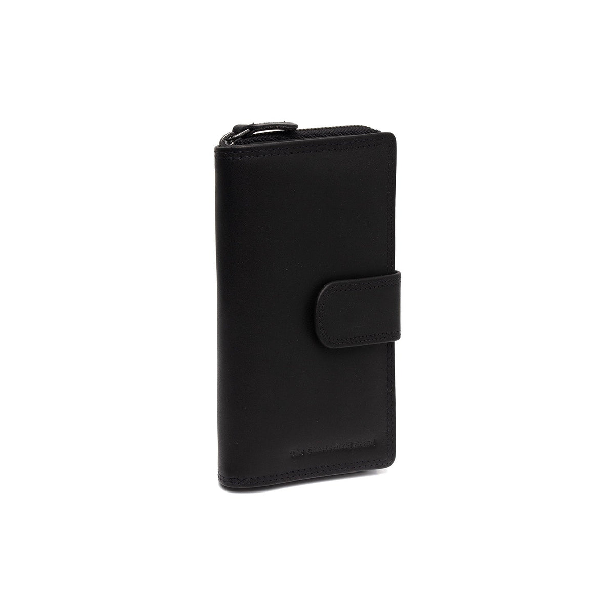 Charlotte Full-Grain Leather Wallet Damska in Classic 100% Full-Grain Leather - Full Exterior Front Profile View | Buy Online