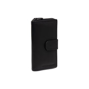 Charlotte Full-Grain Leather Wallet Damska in Classic 100% Full-Grain Leather - Full Exterior Front Profile View | Buy Online