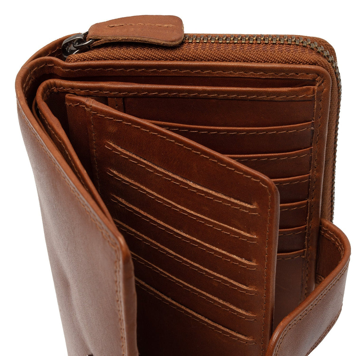 Charlotte Full-Grain Leather Wallet Damska – alternate product view 3