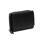 Doniva Full-Grain Leather Wallet Damska in Classic 100% Full-Grain Leather - Full Exterior Front Profile View | Buy Online