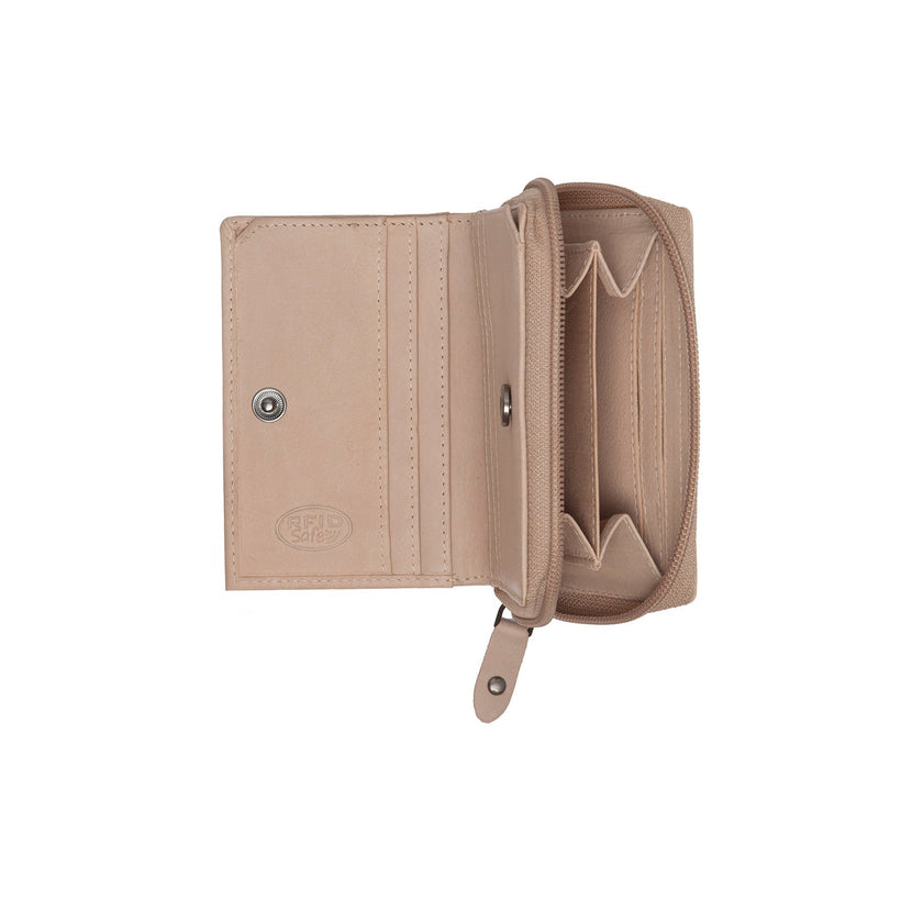 Floren Full-Grain Leather Wallet Damska