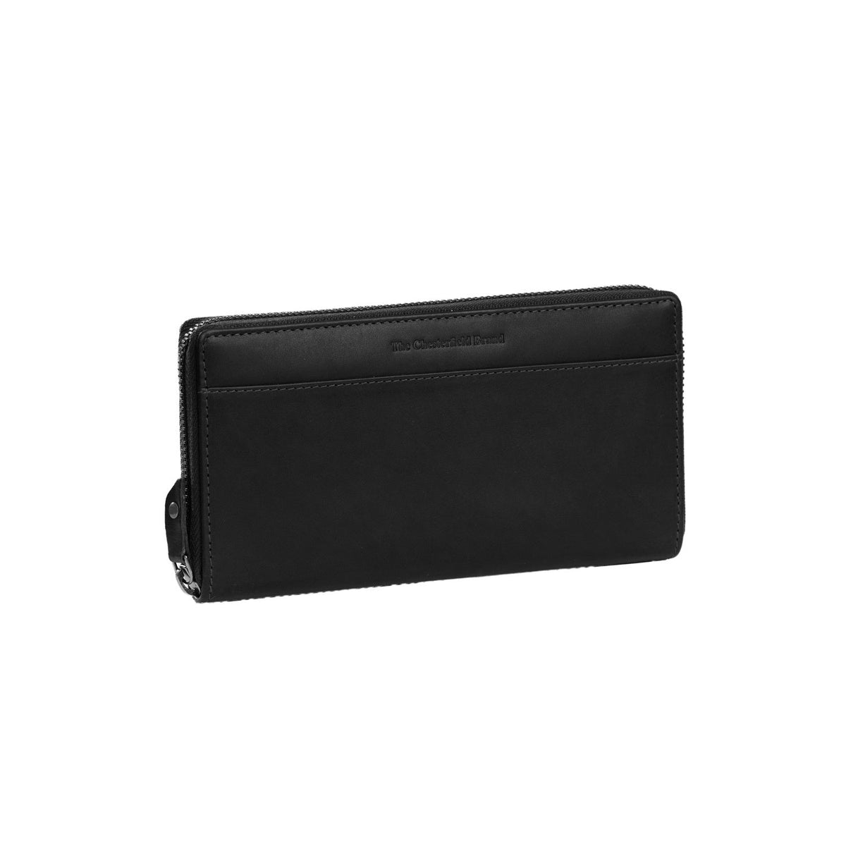 Halle Skóra licowa Wallet in Classic 100% Full-Grain Leather - Full Exterior Front Profile View | Buy Online