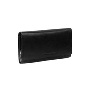 Hampton Full-Grain Leather Wallet Damska in Classic 100% Full-Grain Leather - Full Exterior Front Profile View | Buy Online